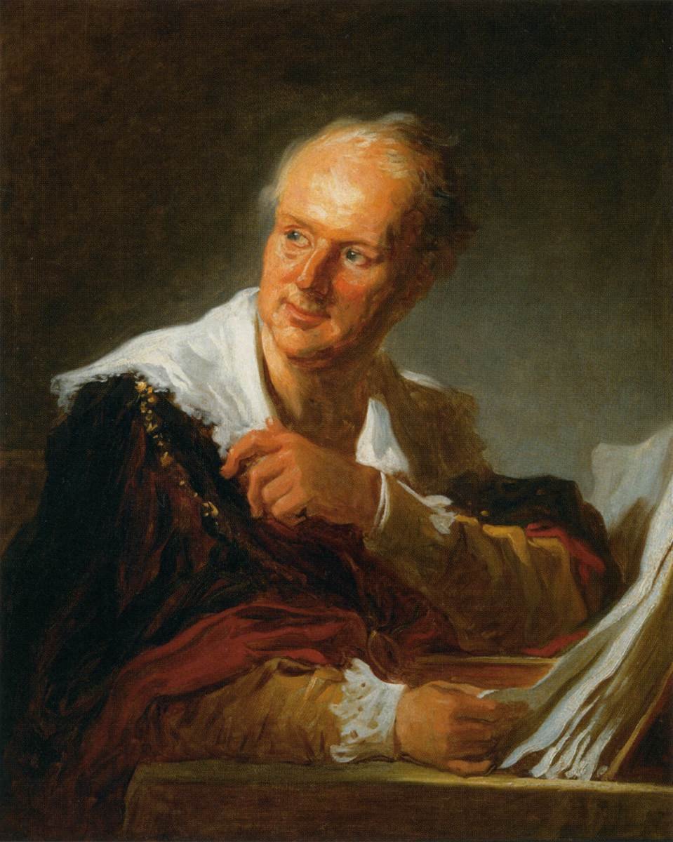 Denis Diderot av Jean Honore Fragonard