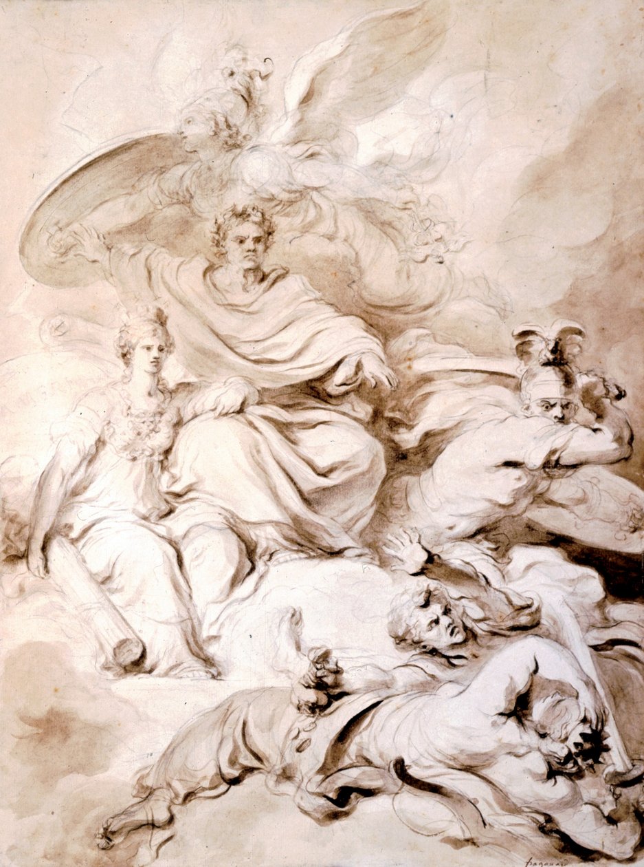 Til Franklins geni av Jean Honore Fragonard