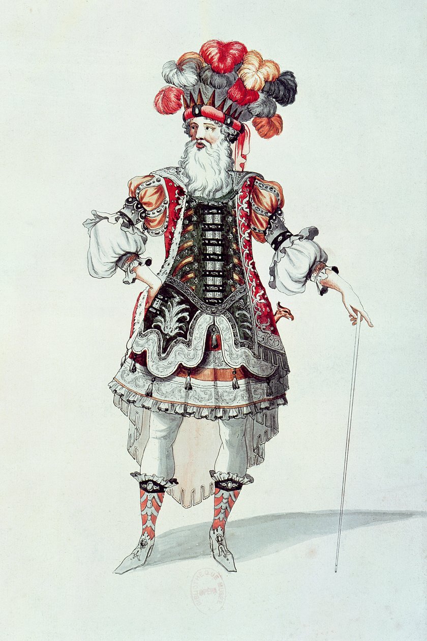 Ballett kostyme av Jean II Berain