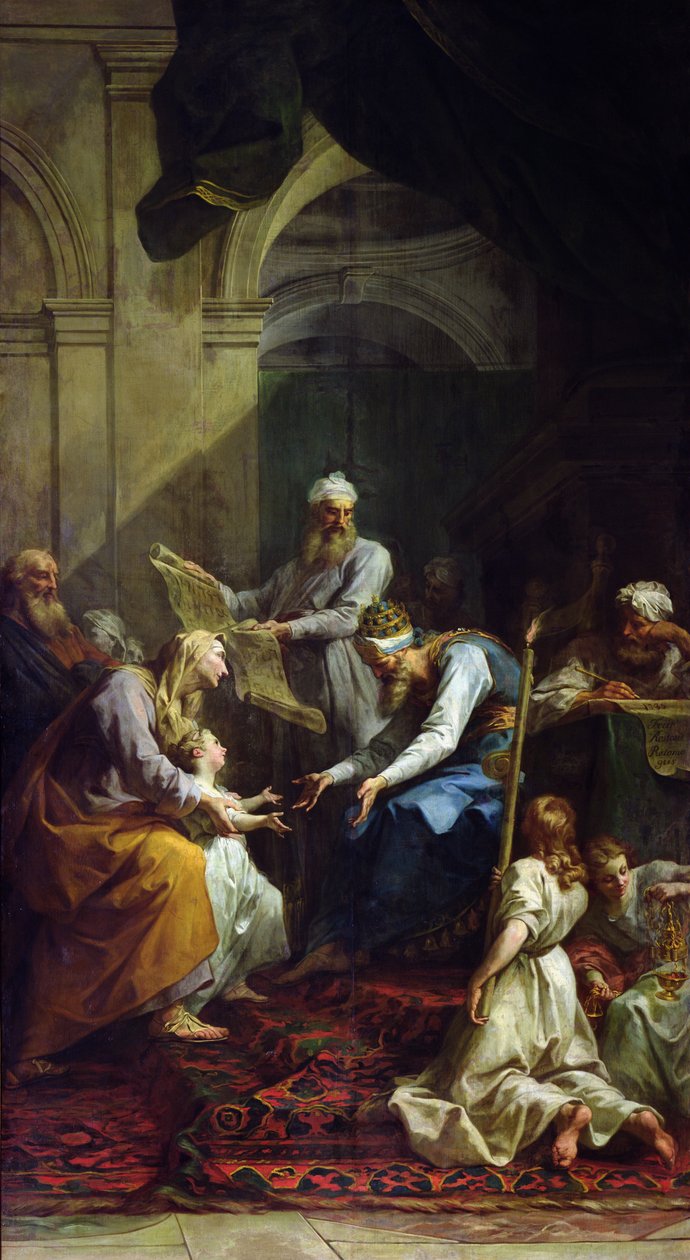 Presentasjon av jomfruen i tempelet, 1735 av Jean Bernard Restout