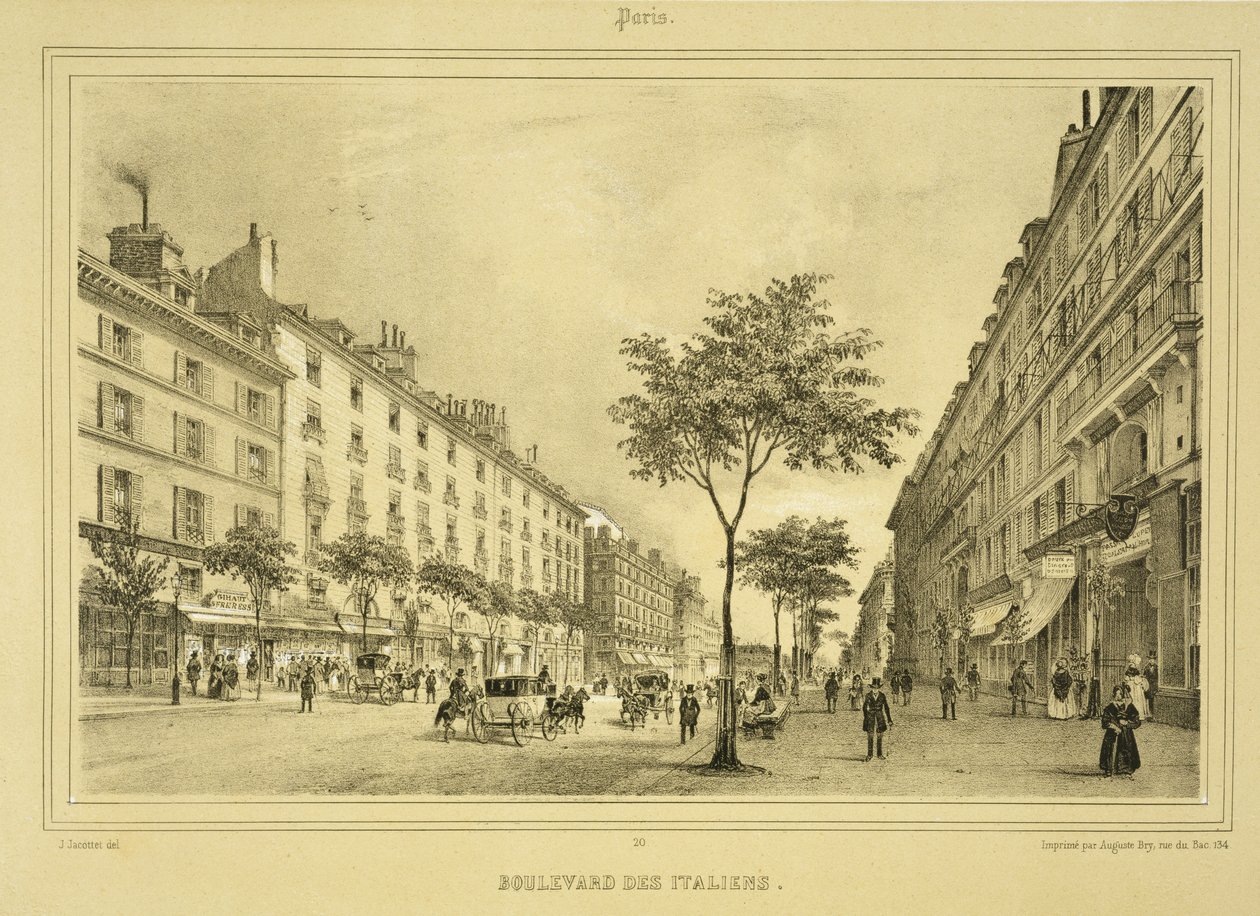 Boulevard des Italiens, fra 