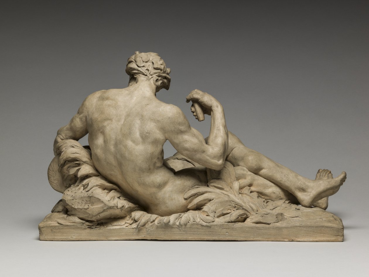 River God, 1755 (terrakotta) av Jean Jacques Caffieri