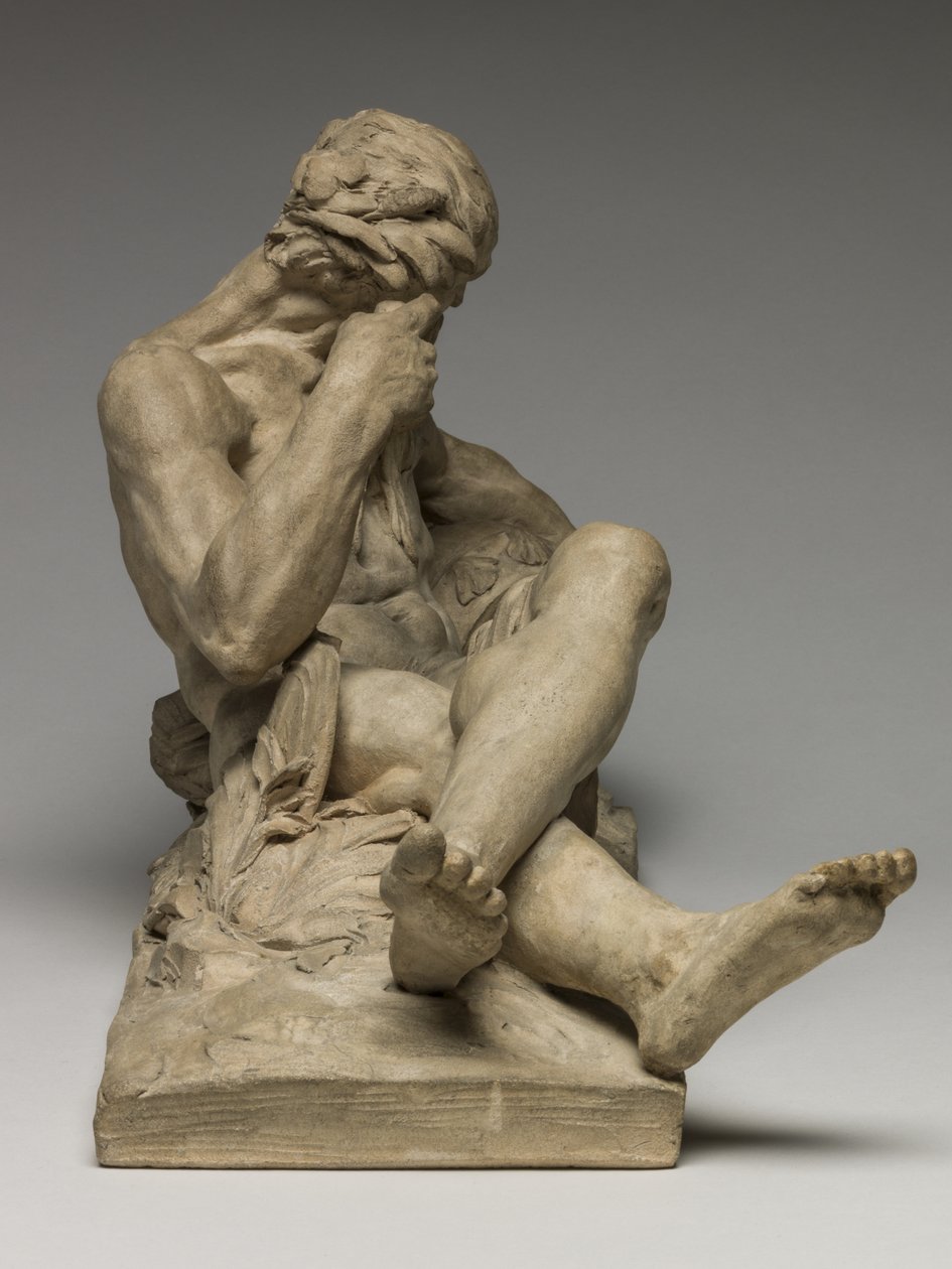 River God, 1755 (terrakotta) av Jean Jacques Caffieri