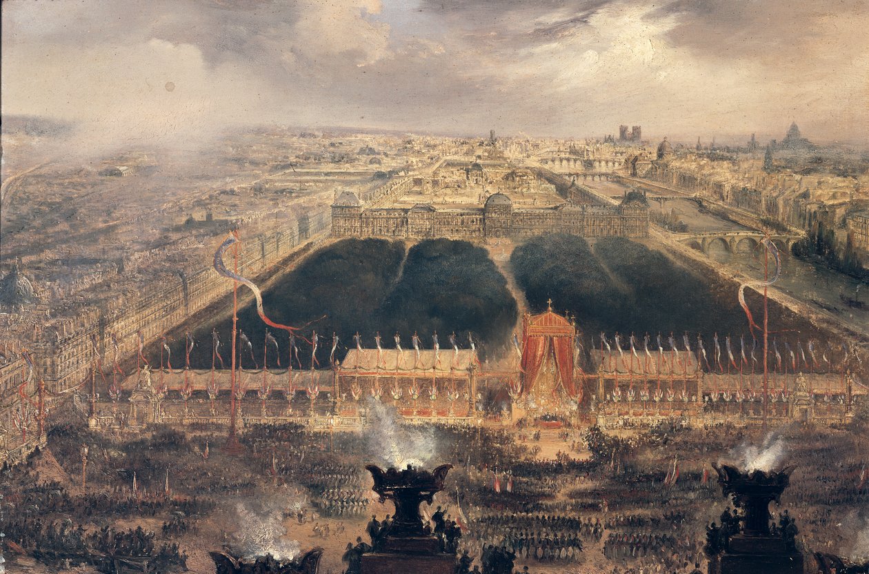 Proklamasjonen av den andre republikken, 1848 av Jean Jacques Champin