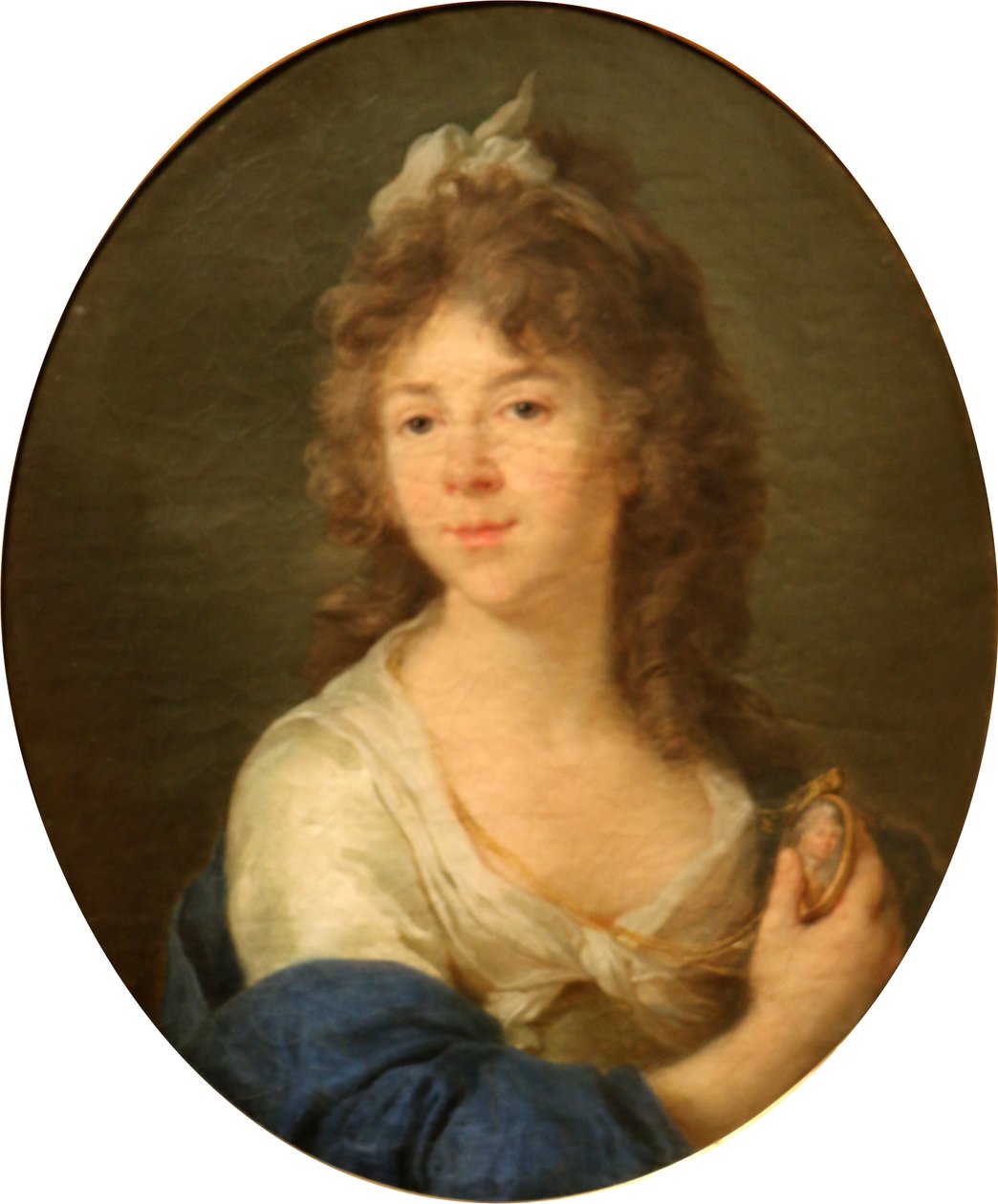 Portrett av Madame Roland av Jean Jacques Francois Le Barbier