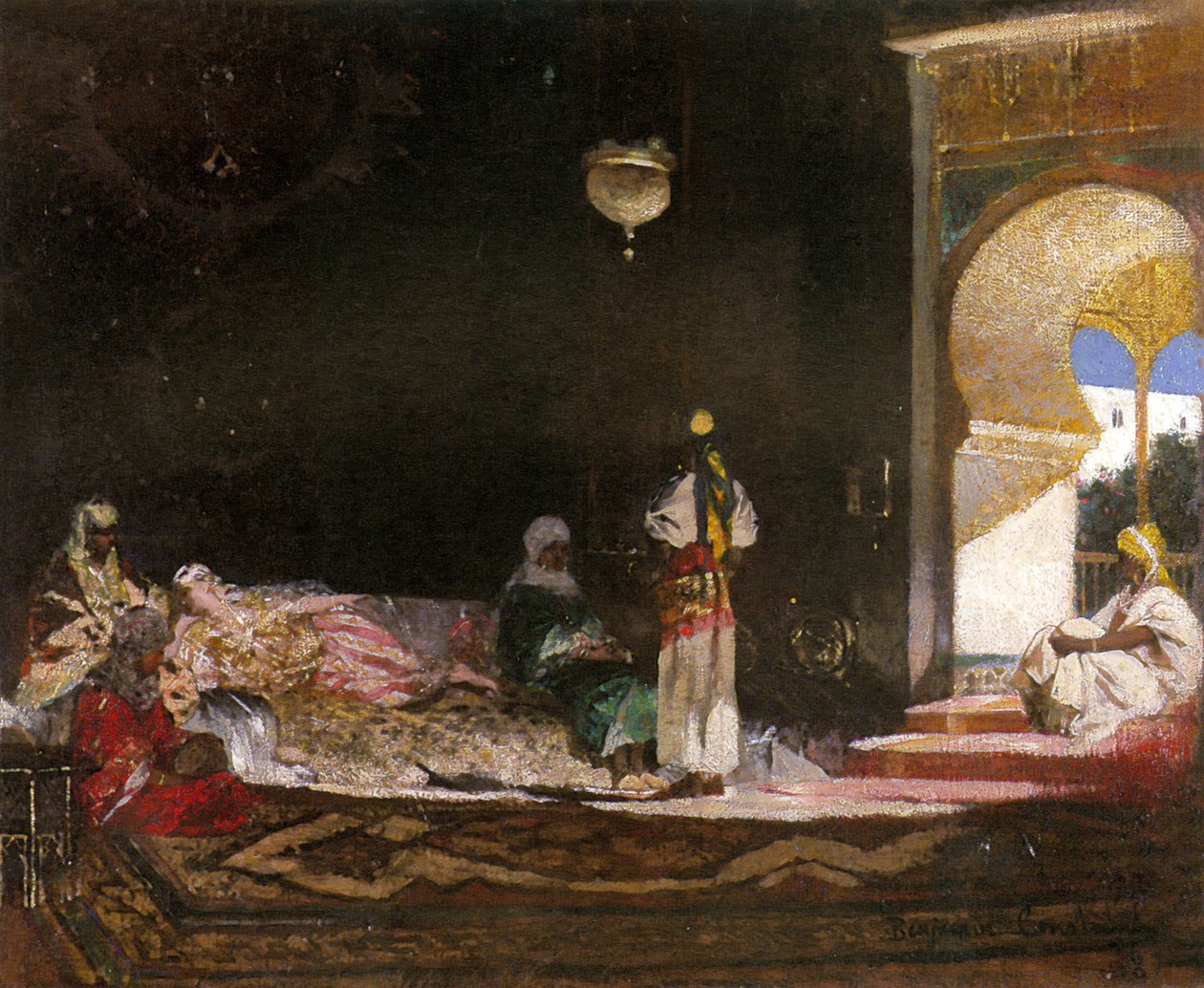 Harem Scene av Jean Joseph Benjamin Constant