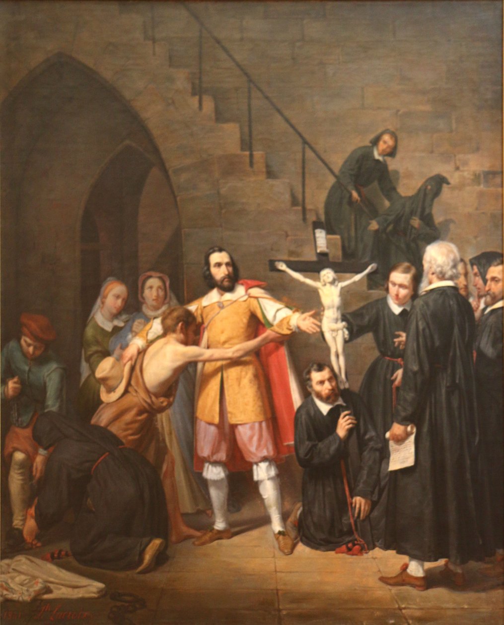 Legenden om Kristus om de svarte angrende av Jean Joseph Lacroix