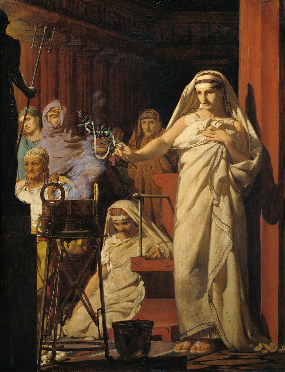 Påkallelse av Neptun, 1866 av Jean Jules Antoine Lecomte du Nouy