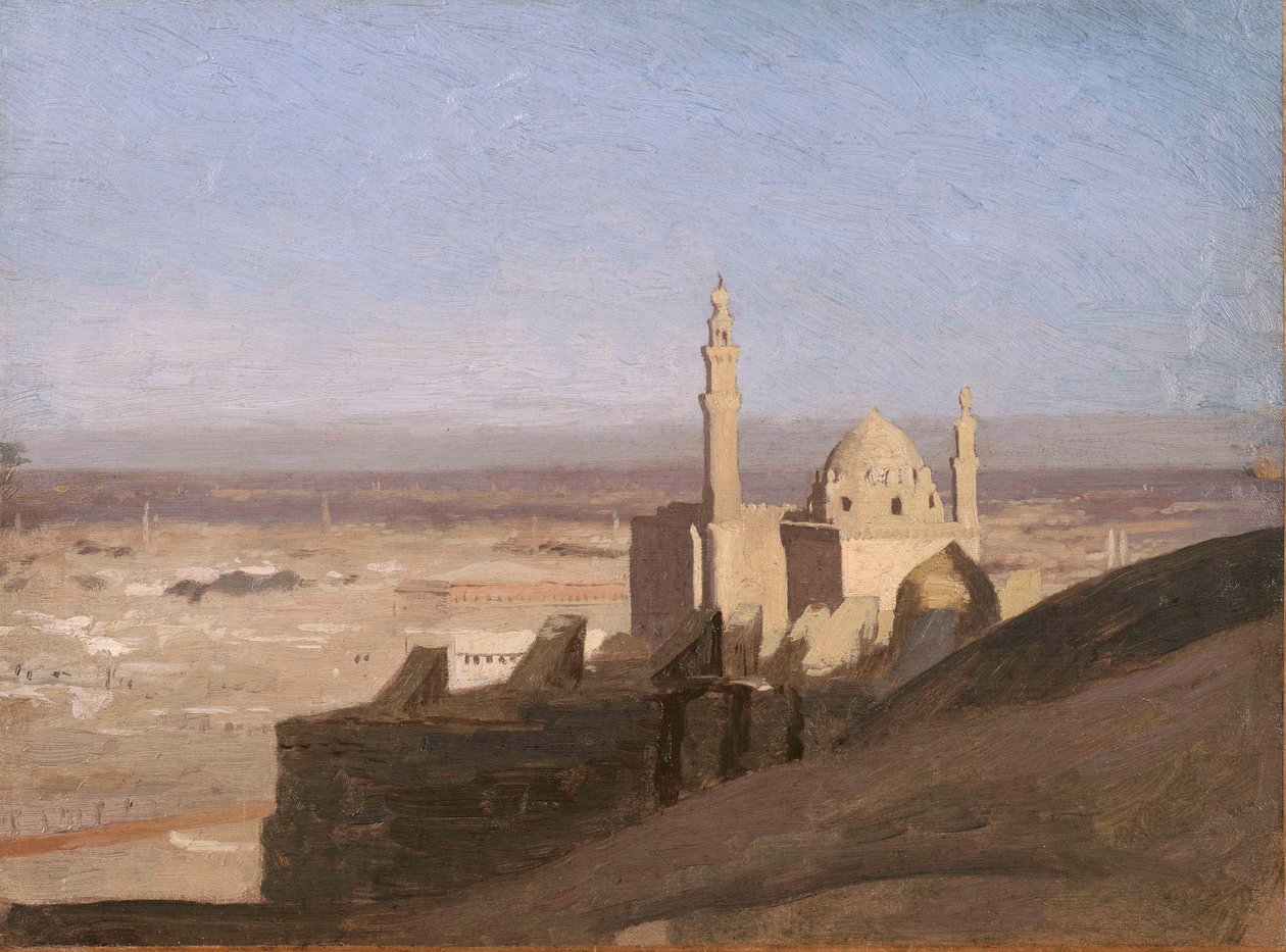 Utsikt over Kairo, c. 1861-62 av Jean Leon Gerome