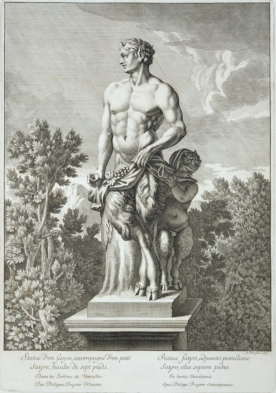 Statue av en Satyr i Versailles, 1675, fra 