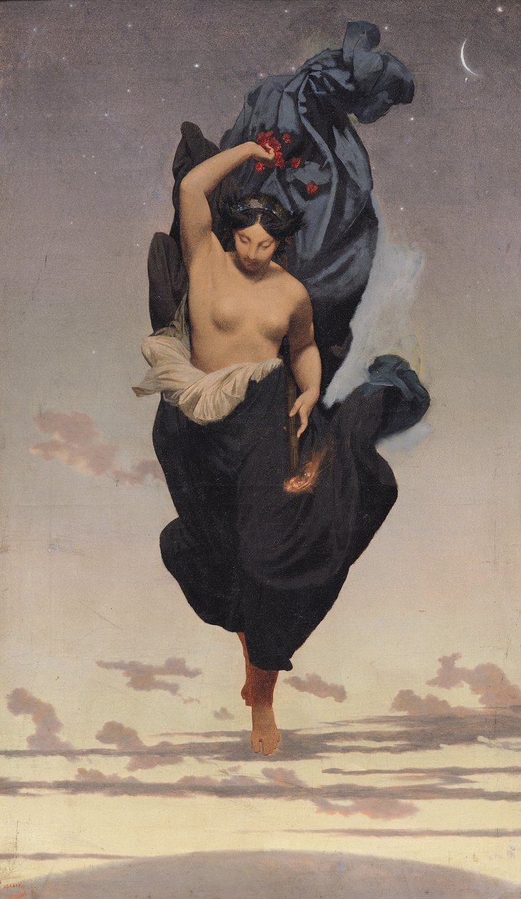 Natt, ca. 1850-55 av Jean Leon Gerome