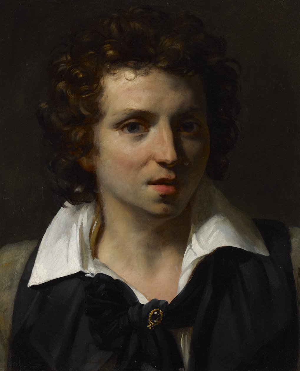 Portrett av en ung mann av Theodore Gericault