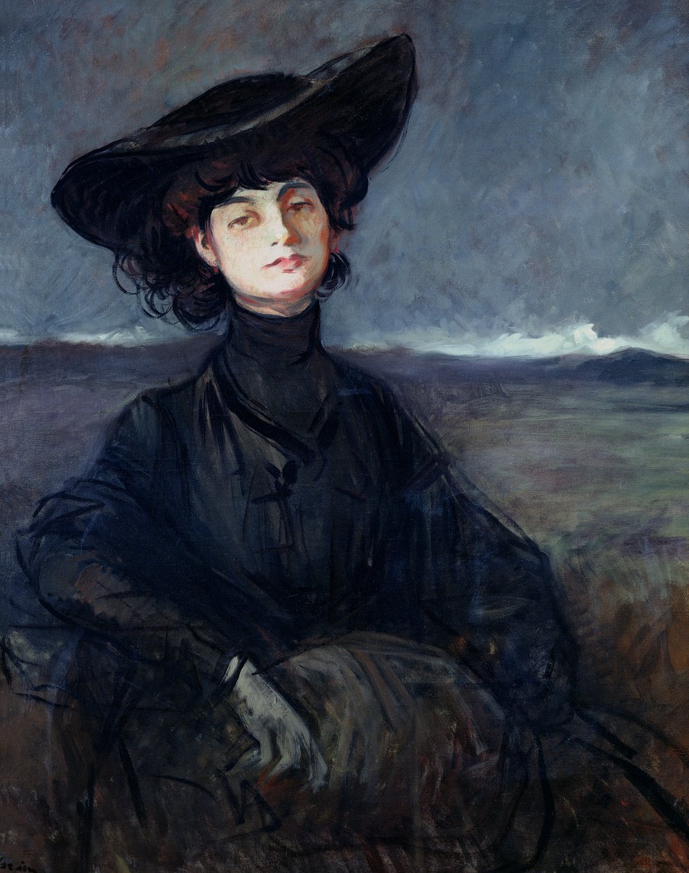 Anna de Noailles (1876-1933) av Jean Louis Forain