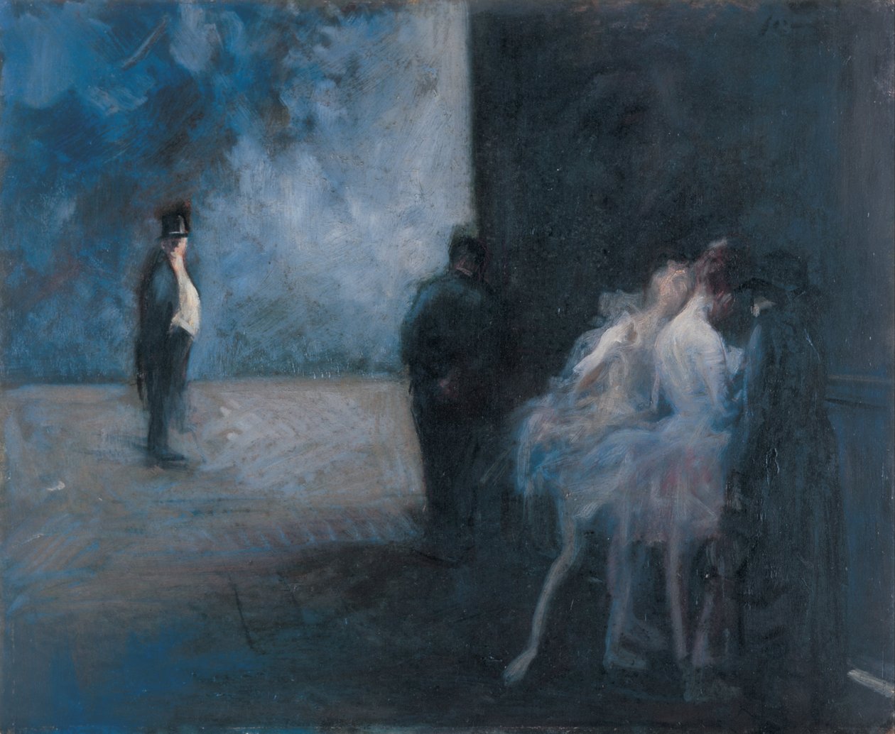 Backstage Symphony in Blue av Jean Louis Forain