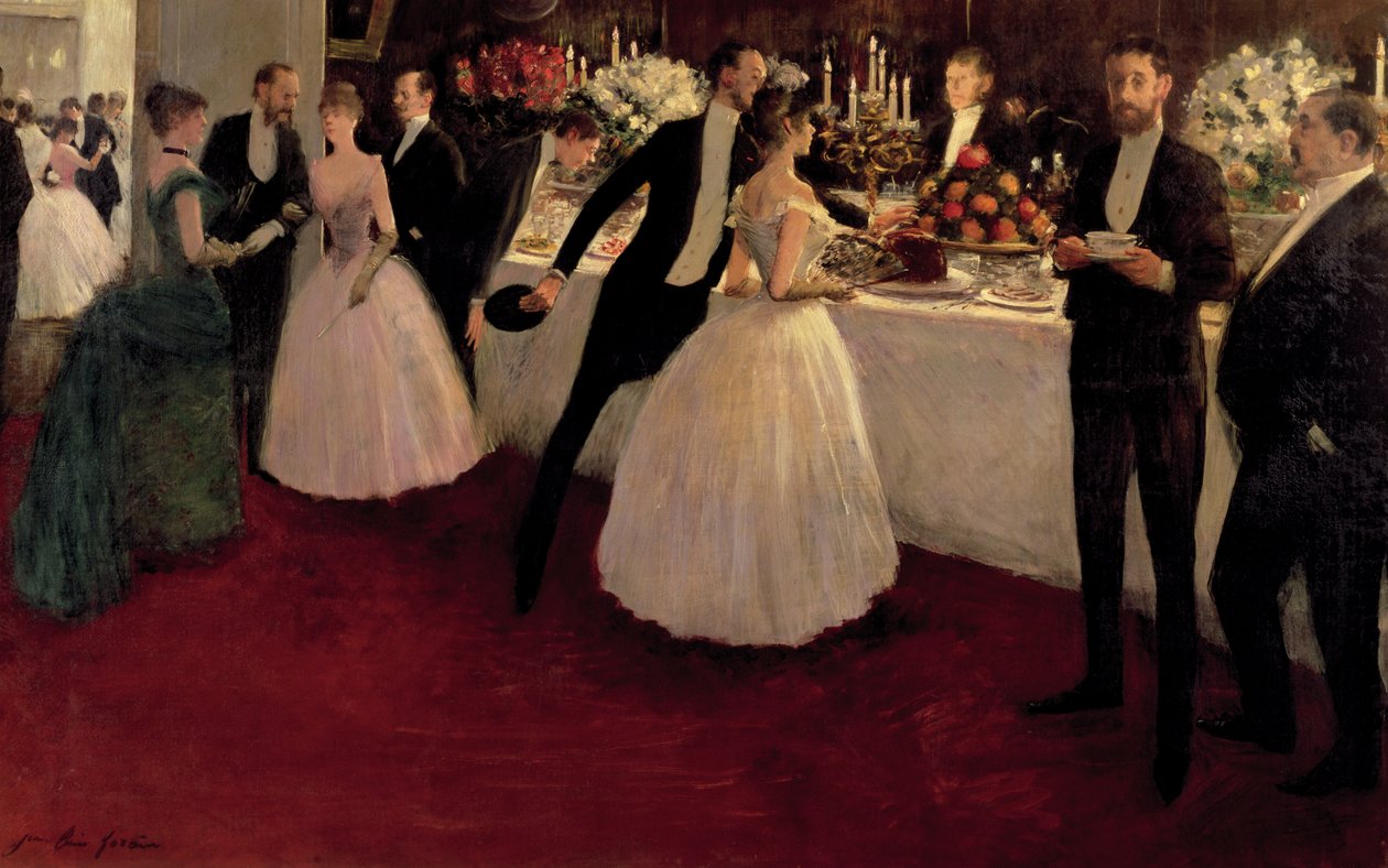 Buffeten, 1884 av Jean Louis Forain