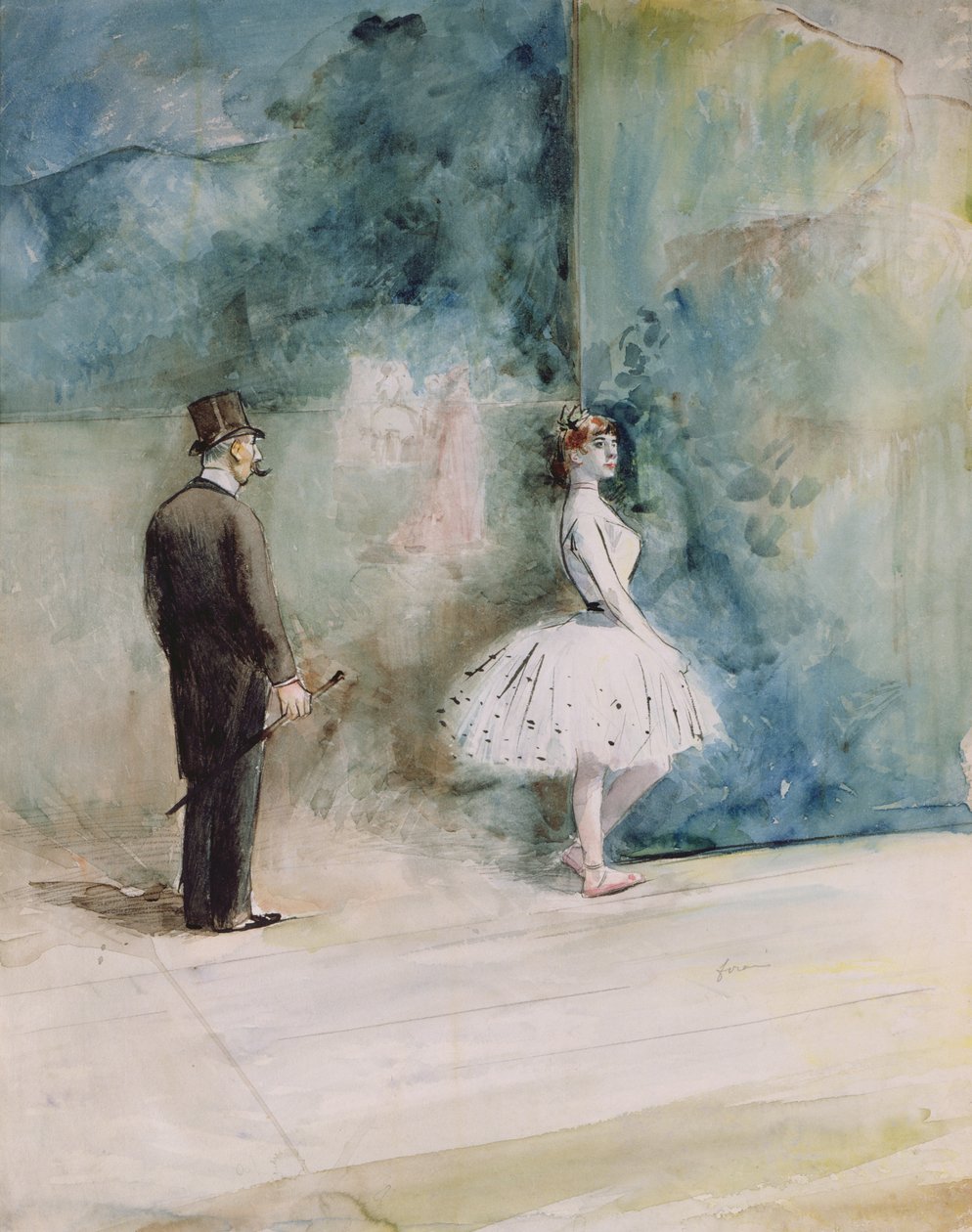 Danseren, 1890 av Jean Louis Forain