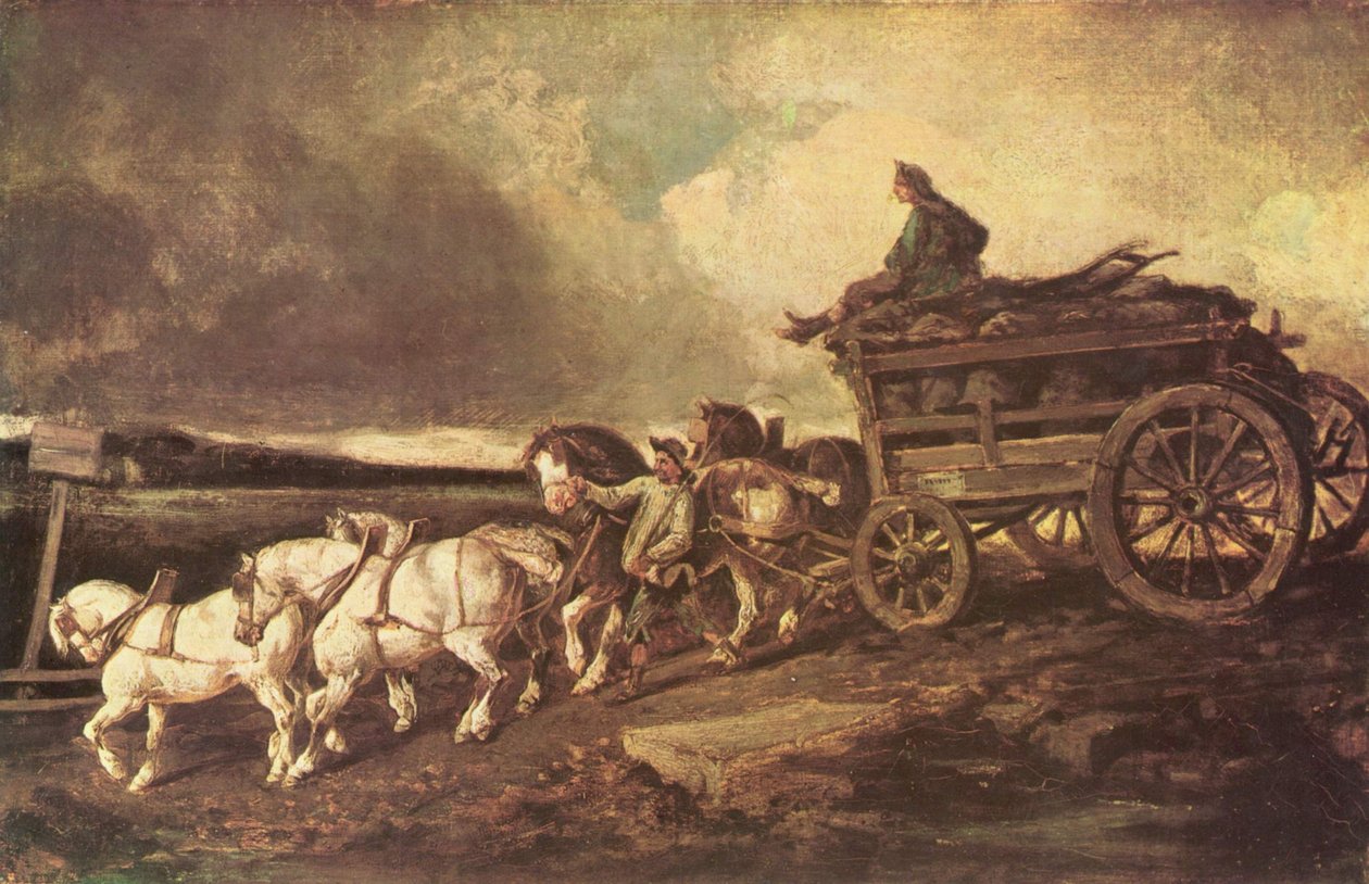 Kullvogn av Theodore Gericault