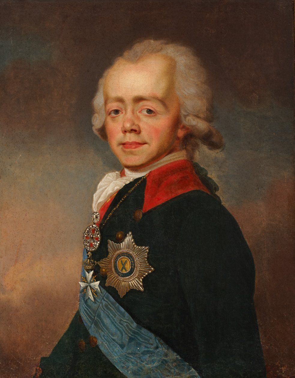 Tsar Paul I, ca. 1800 av Jean Louis Voille