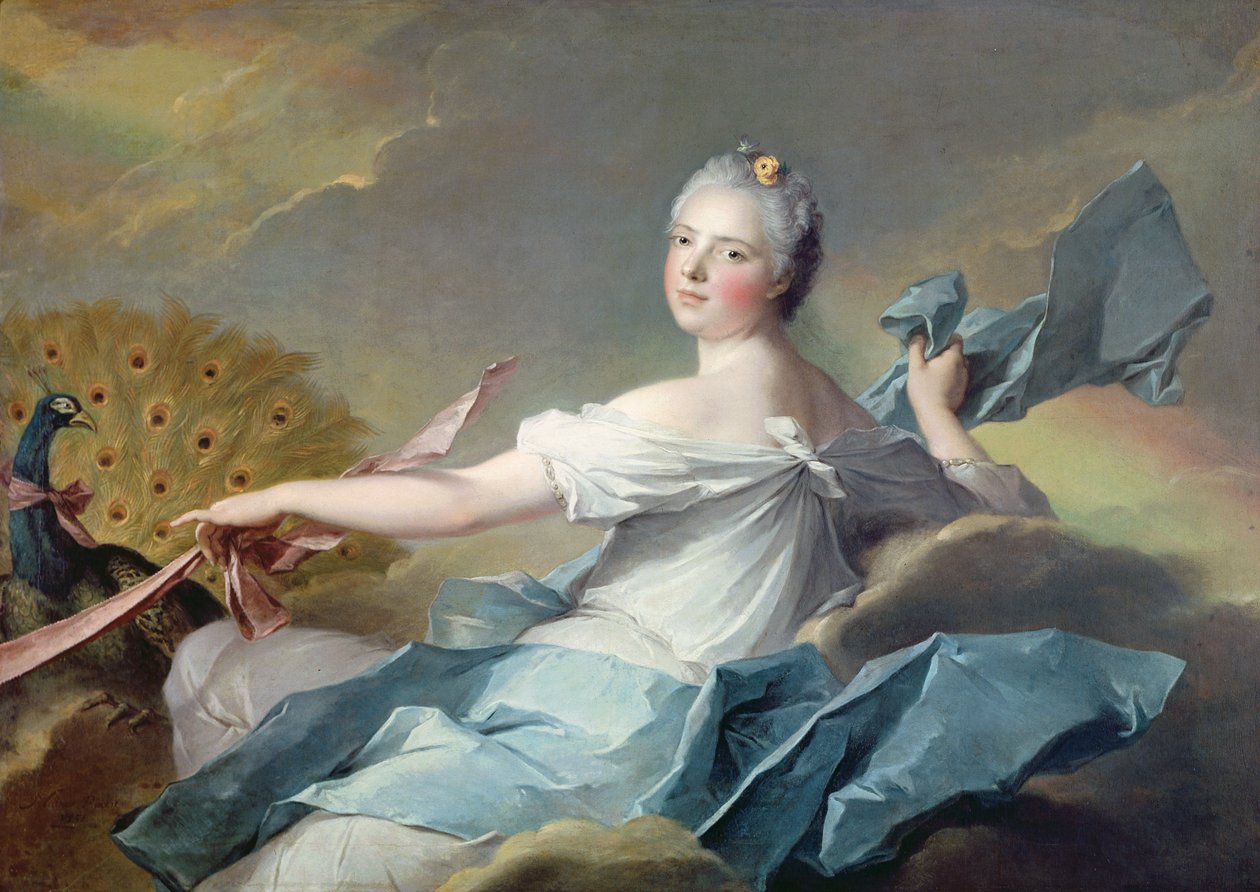 Adelaide de France, som element av Air, 1750-1 av Jean Marc Nattier