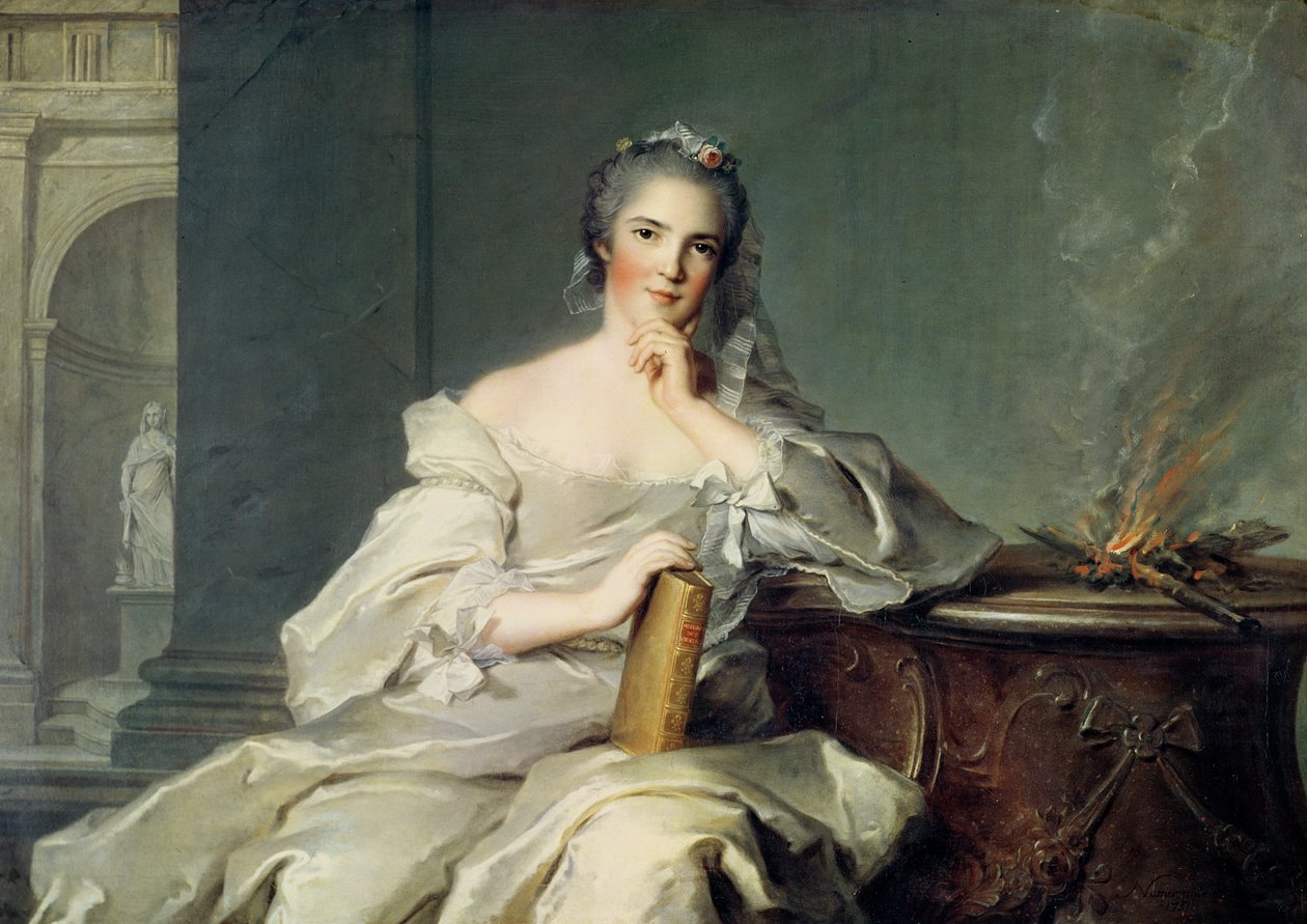 Anne-Henriette de France, som element av ild, 1750-1 av Jean Marc Nattier