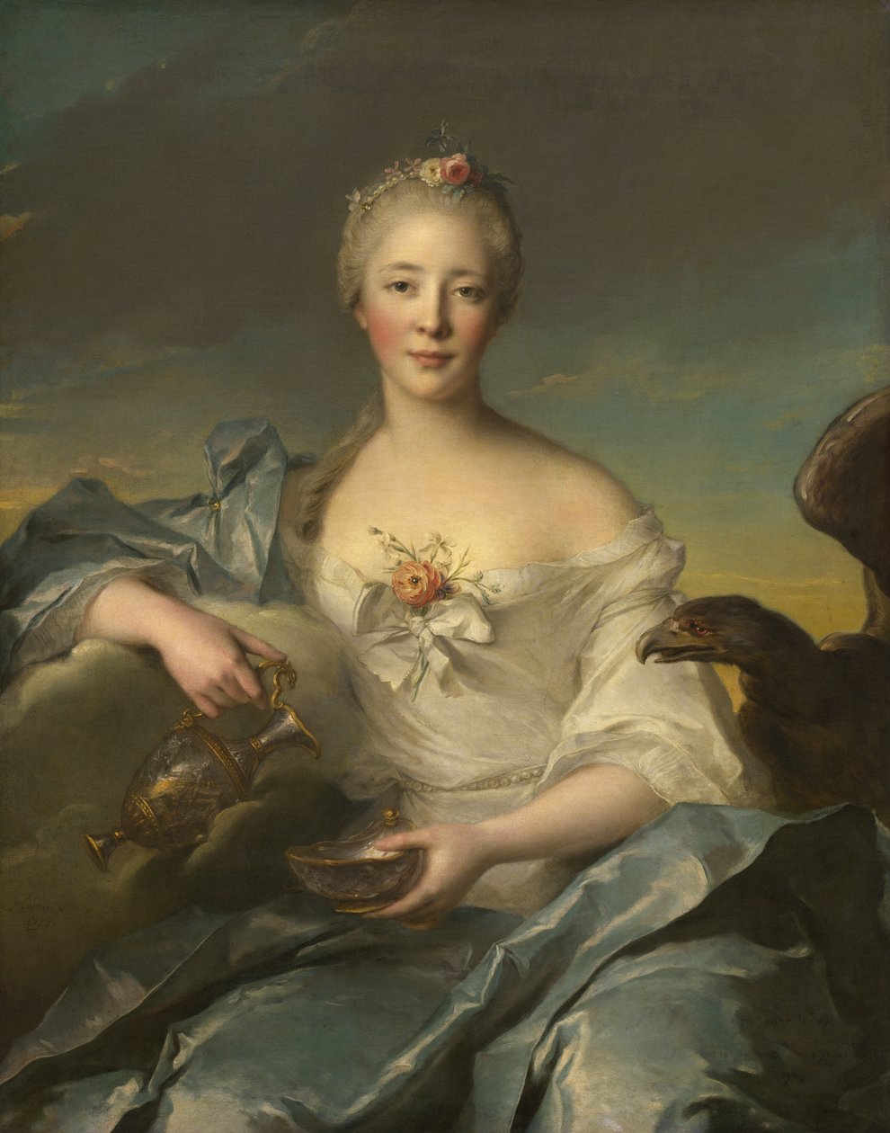 Madame Le Fèvre av Caumartin som Hebe av Jean Marc Nattier