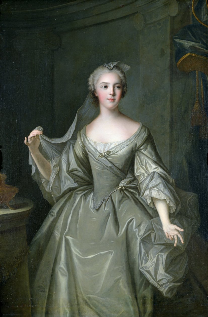 Madame Sophie de France (1734-82) som en vestalsk jomfru av Jean Marc Nattier