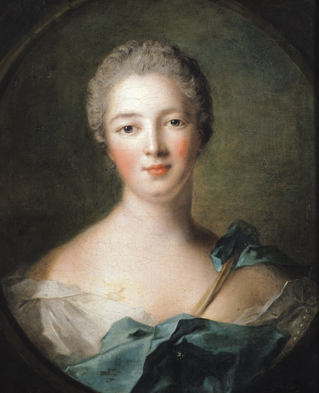 Madame de Pompadour (1721-64) 1748 av Jean Marc Nattier