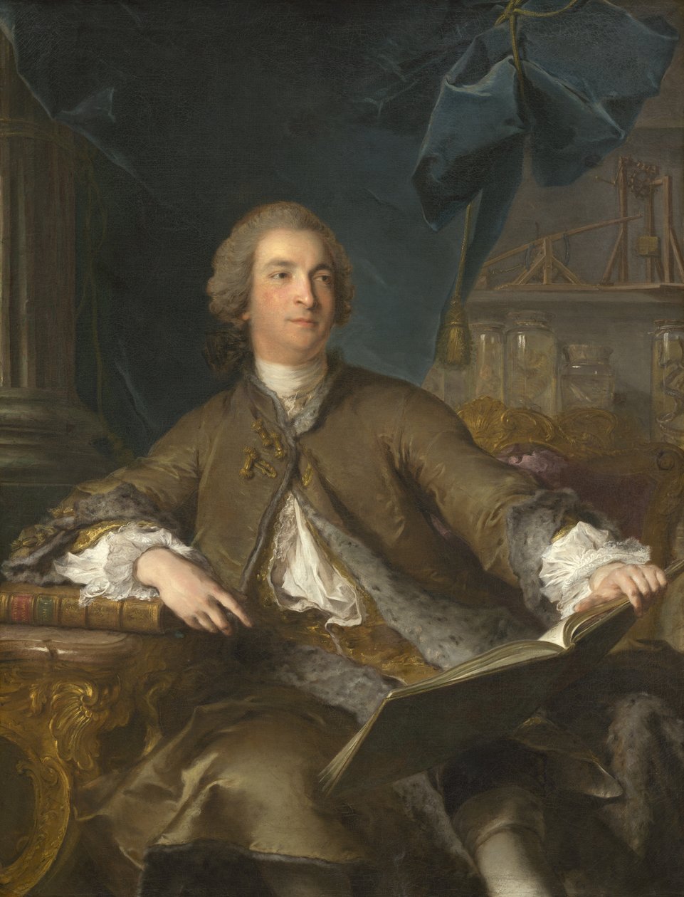 Portrett av Joseph Bonnier de la Mosson (1702–1744) av Jean Marc Nattier