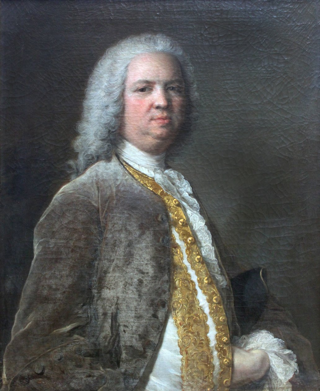 Portrett av Frankfurt-bankmannen Johann Georg Leerse (1691-1762) av Jean Marc Nattier
