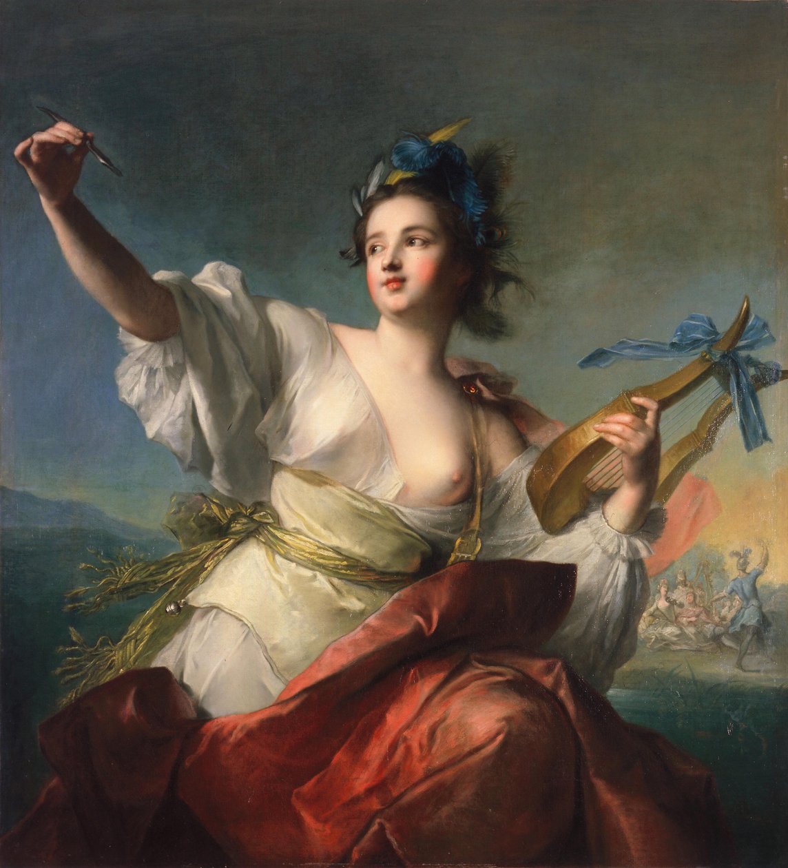 Terpsichore, Muse av dans av Jean Marc Nattier
