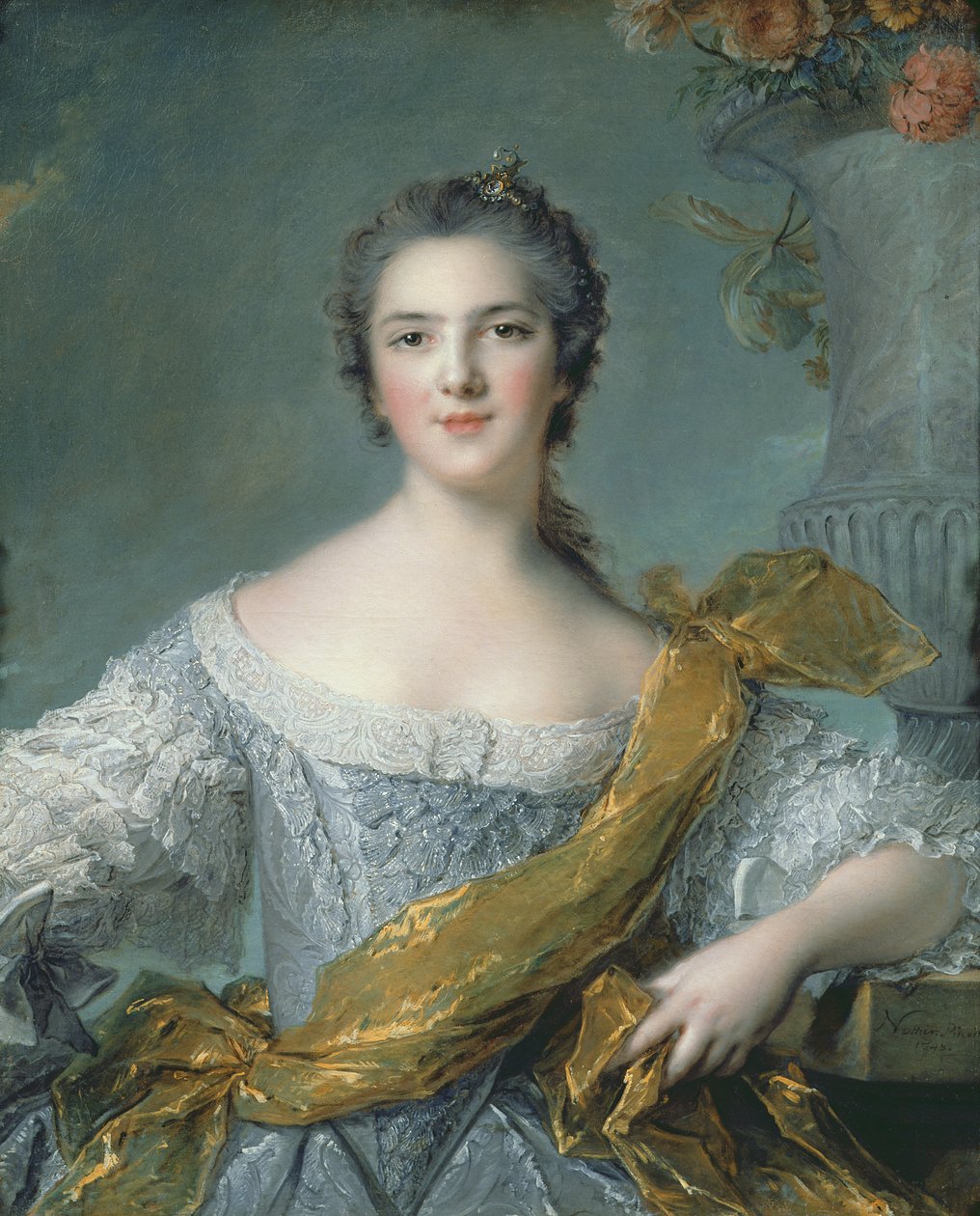 Victoire de France (1733-99) ved Fontevrault, 1748 av Jean Marc Nattier