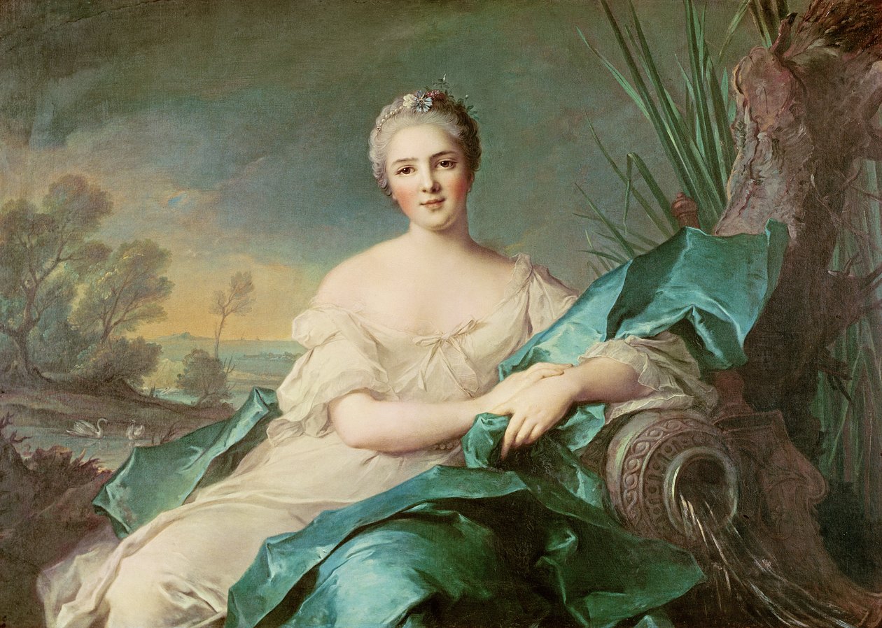 Victoire de France som element av vann, 1750-1 av Jean Marc Nattier