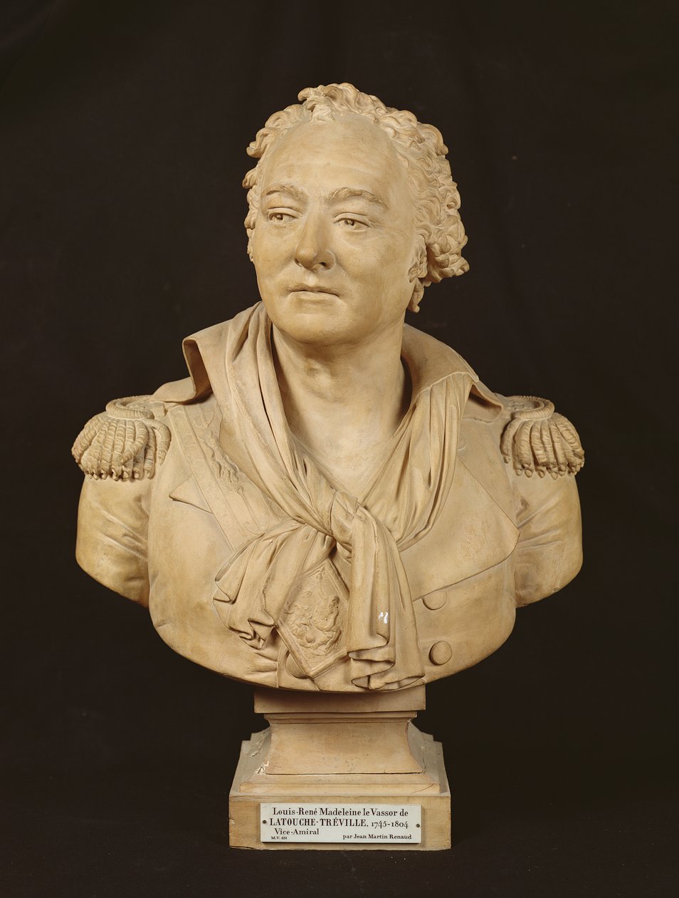 Byste av Louis de La Touche-Treville (1745-1804) av Jean Martin Renaud
