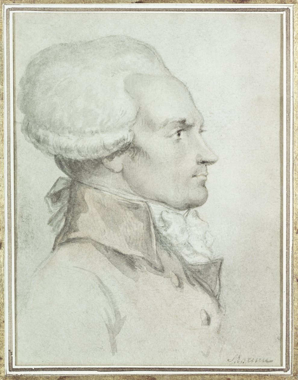 Portrett av Maximilien de Robespierre (1758-94) av Jean Michel the Younger Moreau