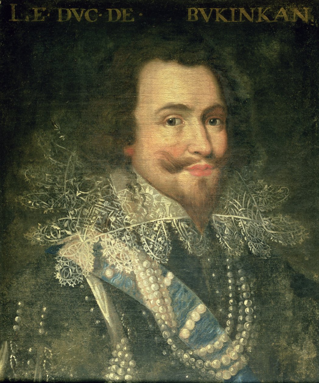 Portrett av George Villiers, 1. hertug av Buckingham (1592-1628) av Jean Laurent Mosnier