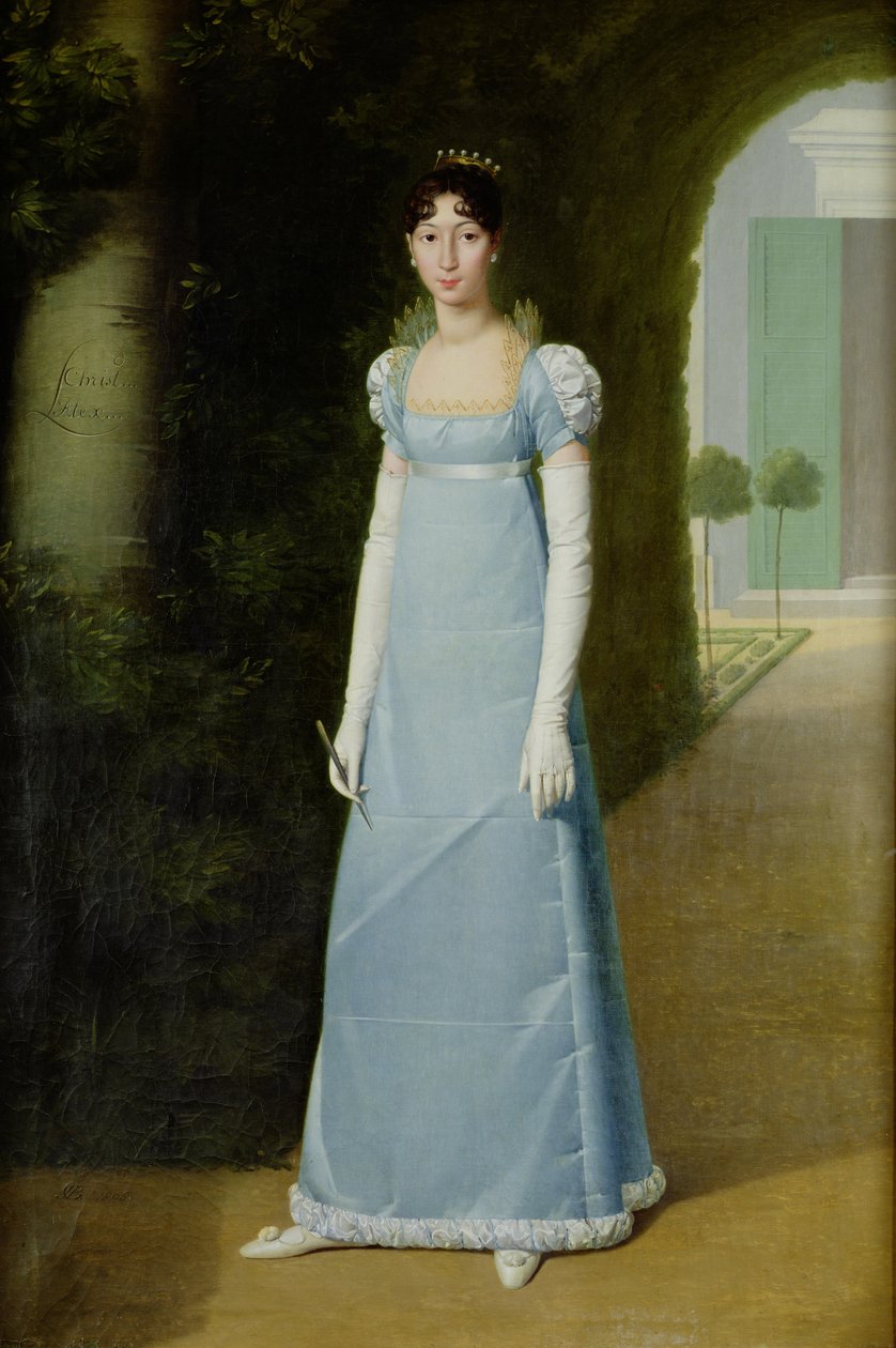 Portrett av Charlotte Bonaparte (1795-1865) 1808 av Jean Pierre Granger