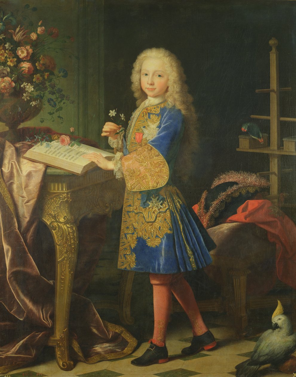 Charles III (1716-88) som barn, 1725-35 av Jean Ranc
