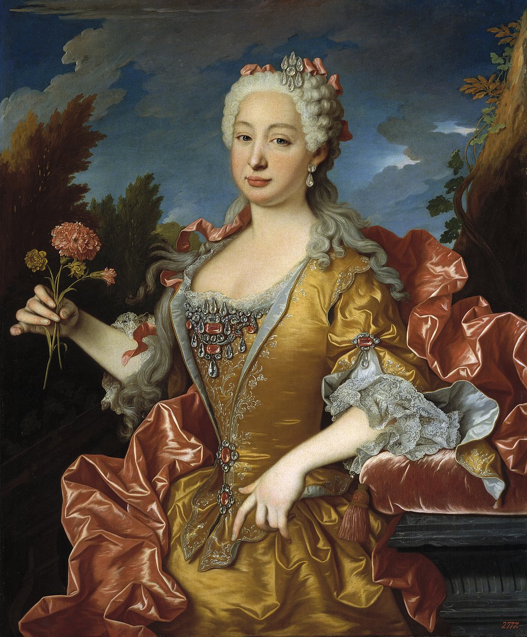 Portrett av Barbara av Portugal (1711-1758) av Jean Ranc