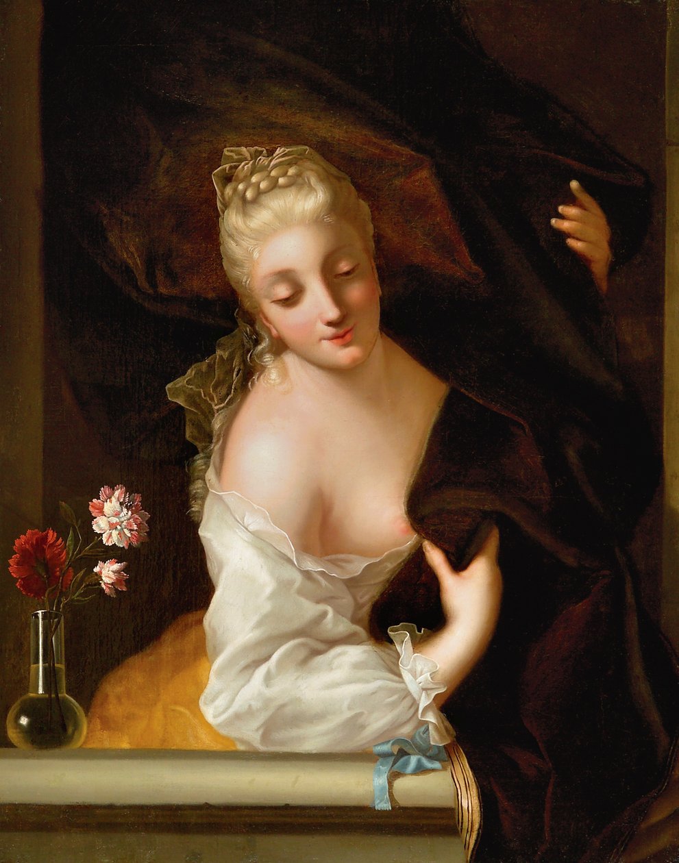 En dame ved et vindu av Jean Raoux