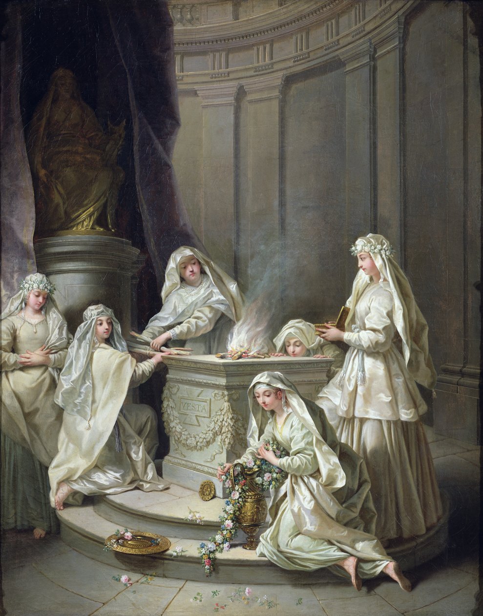 Vestal Jomfruer, 1727 av Jean Raoux