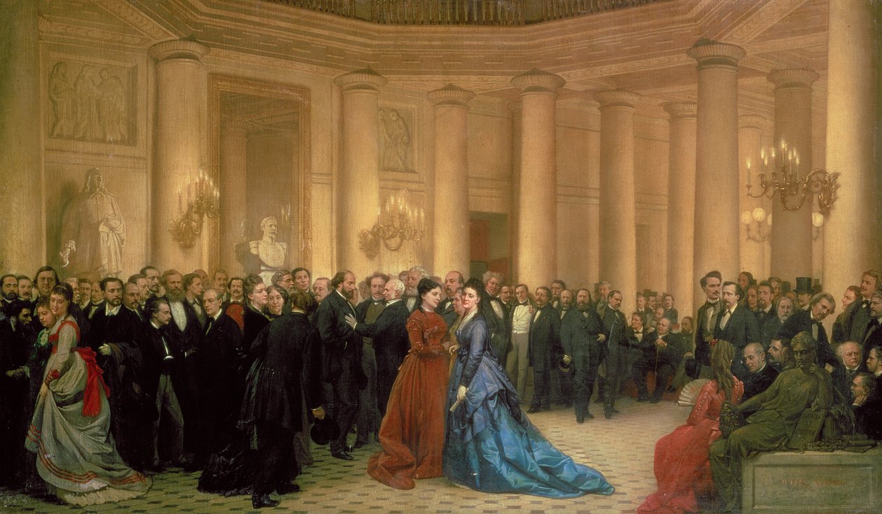 Odeon Theatre, Paris, 1869 av Jean Raymond Hippolyte Lazerges