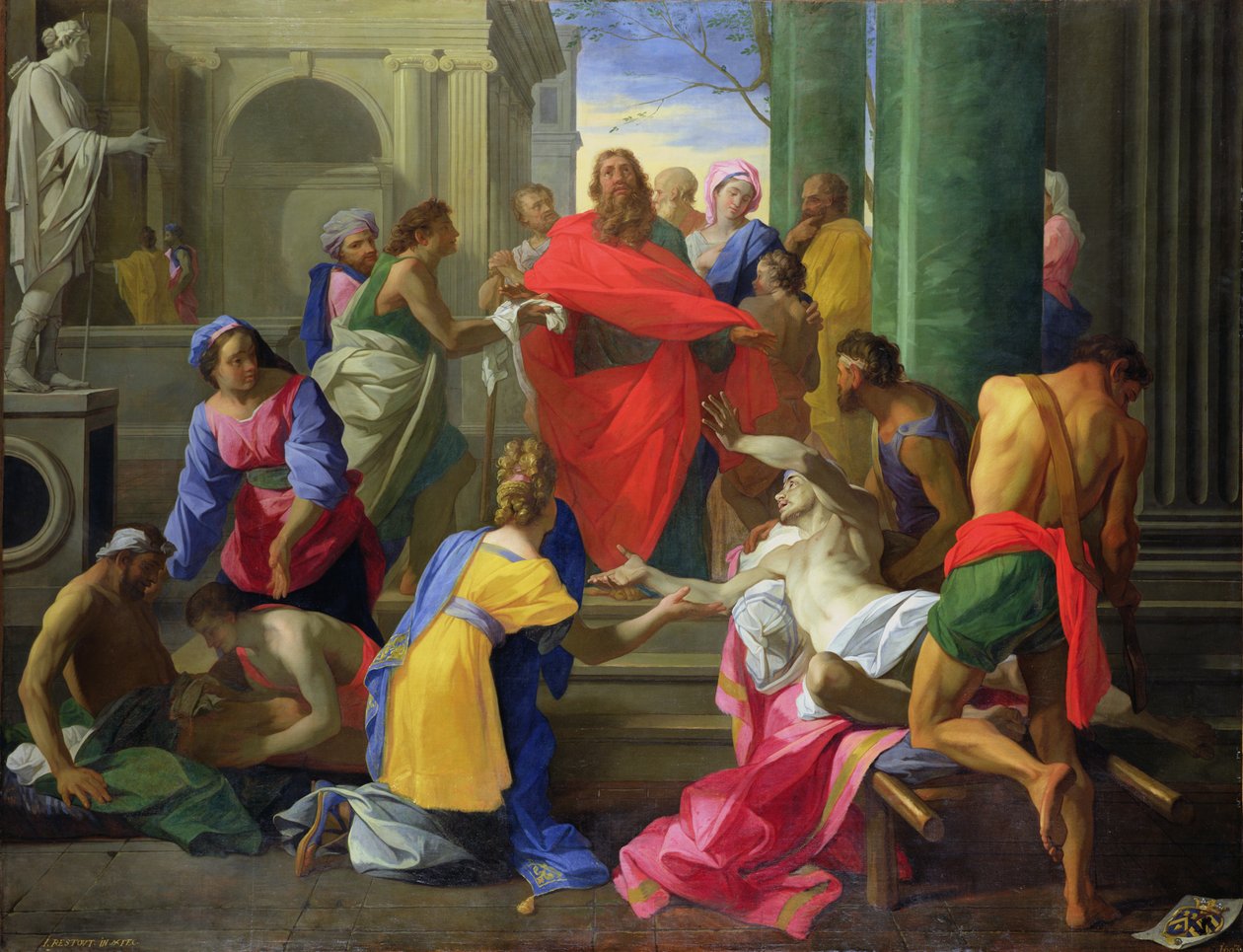 Mirakler av St. Paul i Efesos, 1693 av Jean Bernard Restout
