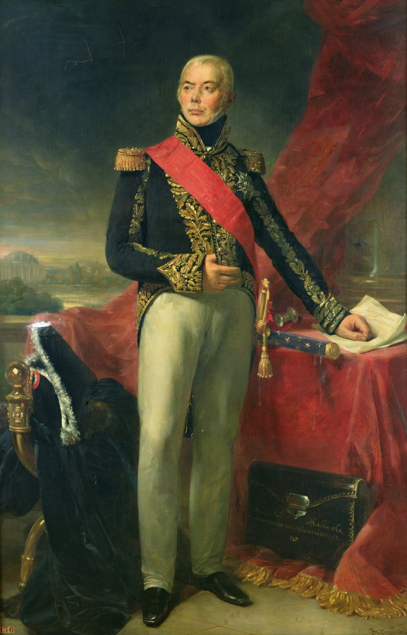 Etienne-Jacques-Joseph-Alexandre Macdonald (1765-1840) Duc de Tarente og marskalk av Frankrike, 1837 av Jean Sebastien Rouillard