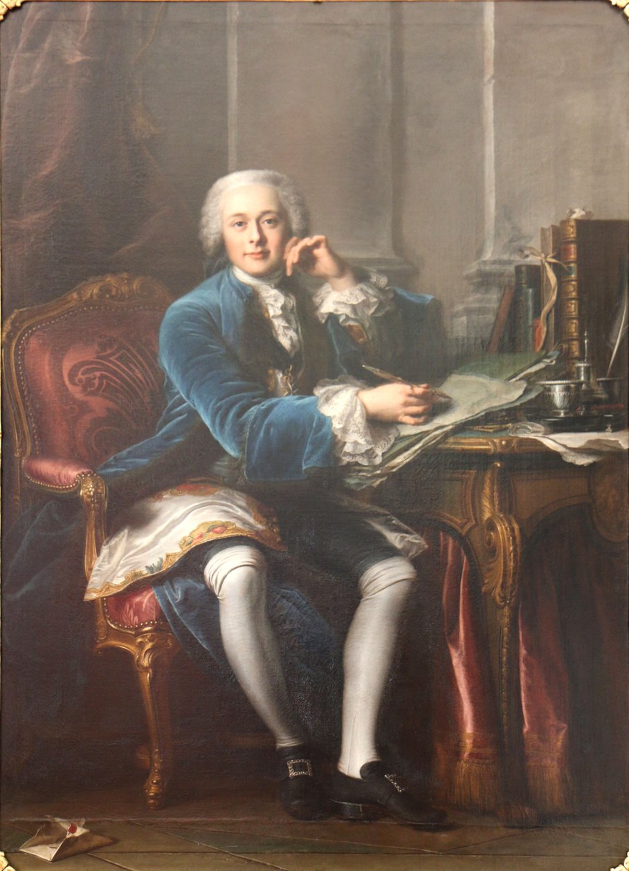 Portrett av Joseph-François-Xavier de Seytres, Marquis de Caumont av Jean Valade