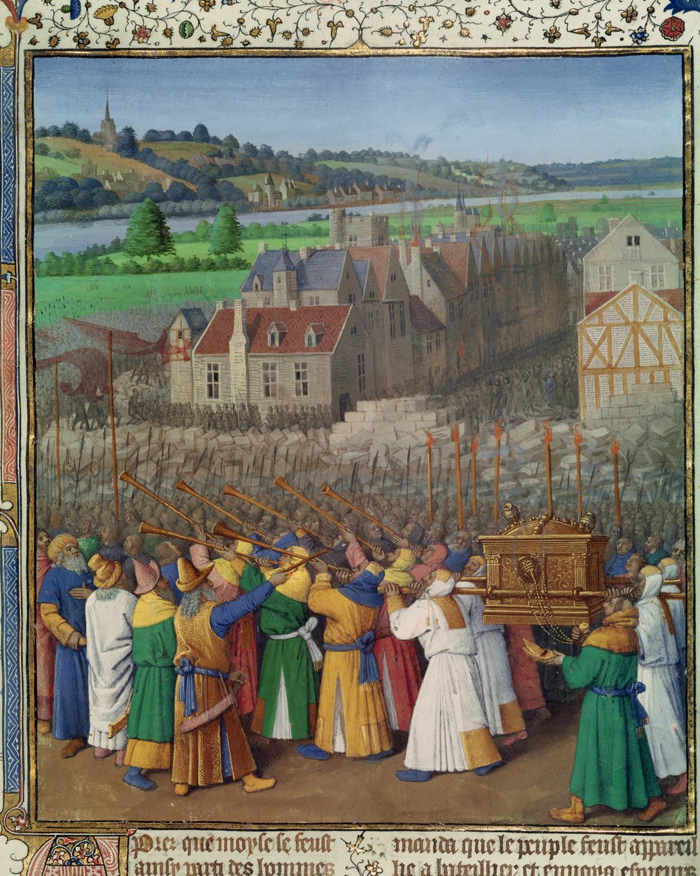 Fr 247 f.89 Jerikos fall, illustrasjon fra 