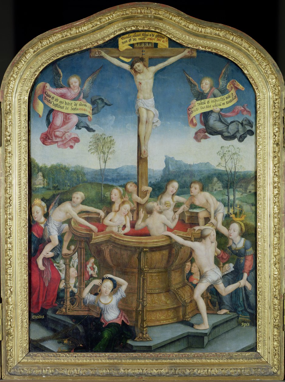 Mystic Bath of the Souls av Jean the Elder Bellegambe