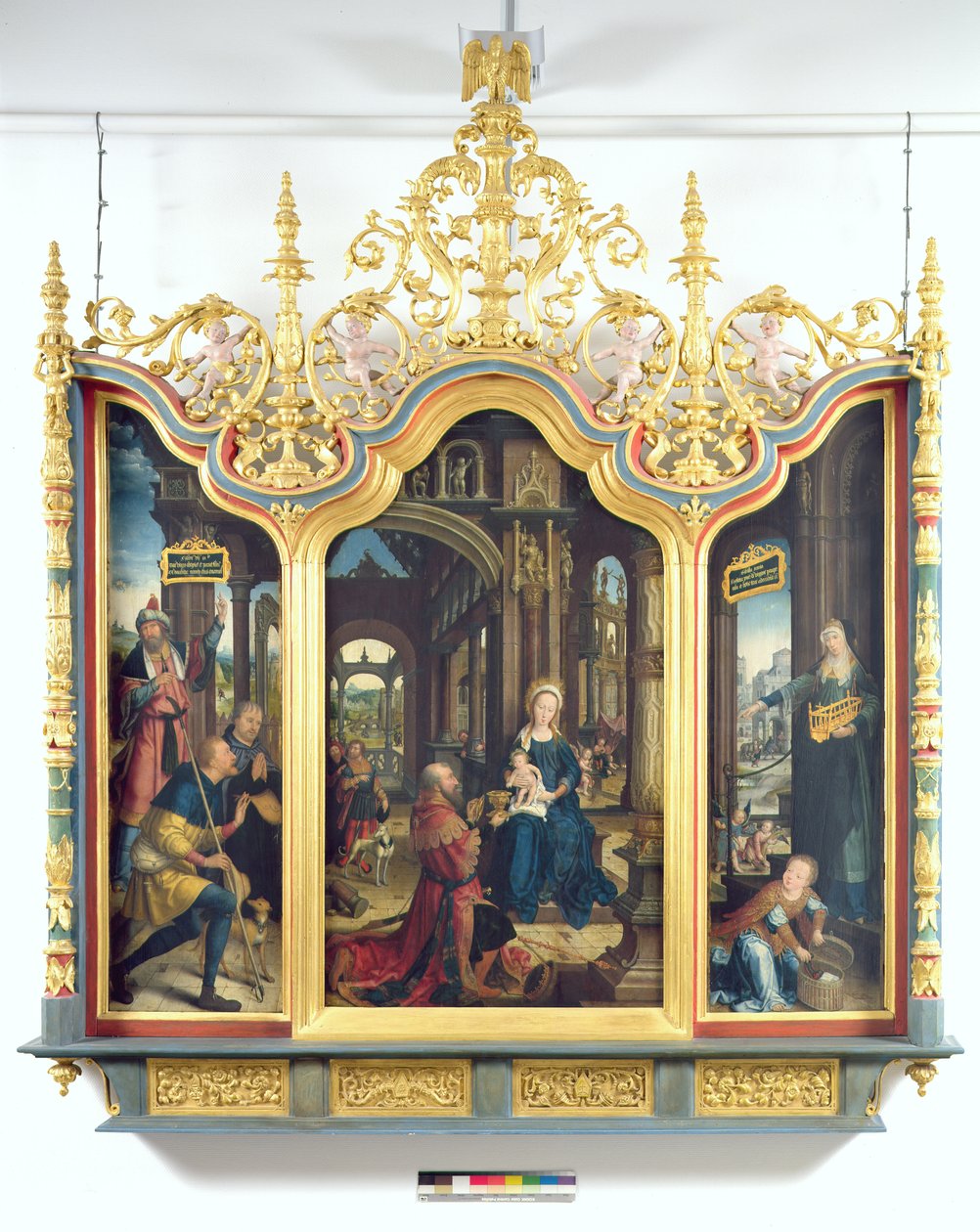 Triptych of the Adoration of the Infant Christ, 1529 av Jean the Elder Bellegambe