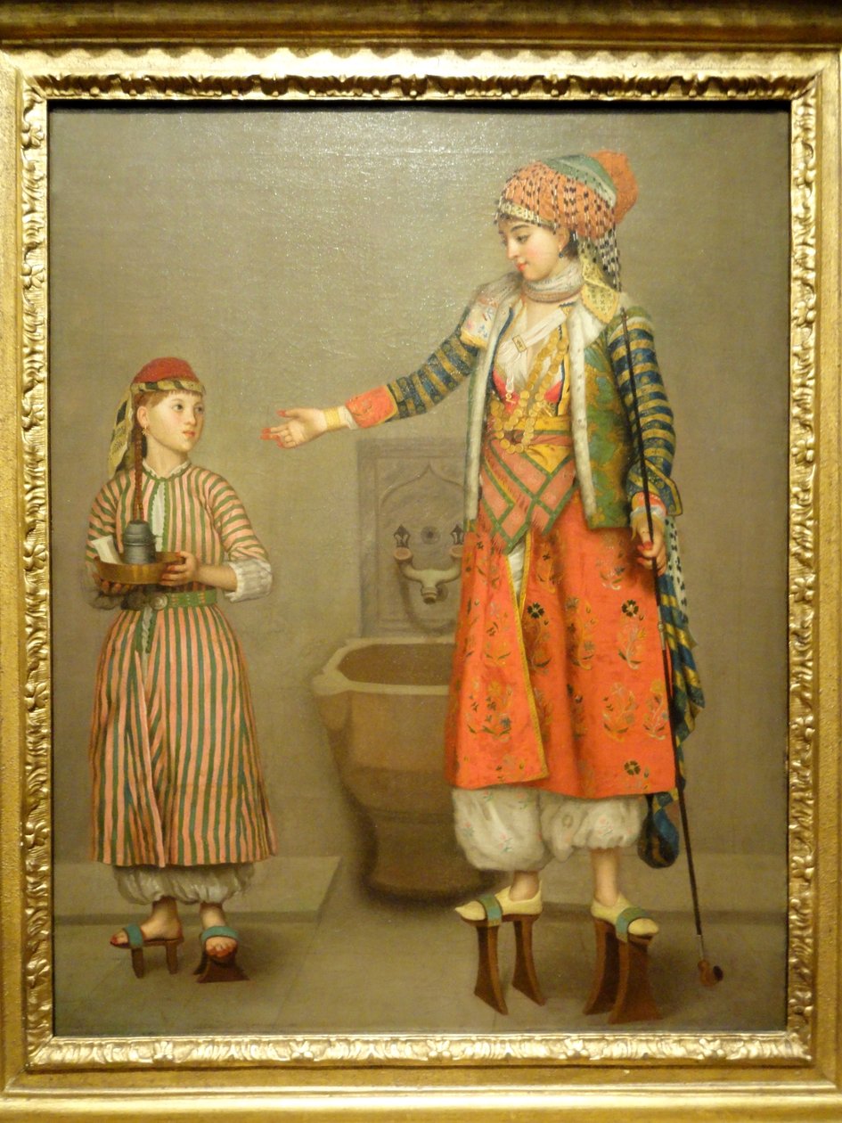 En frankisk kvinne og hennes tjener av Jean Étienne Liotard