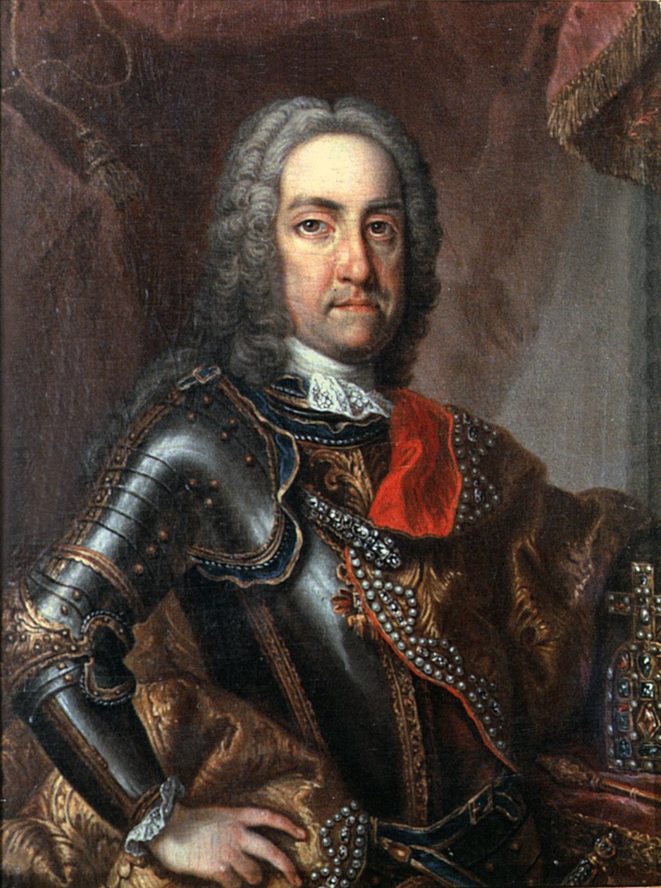 Charles VI (1685-1740) Den hellige romerske keiser, far til keiserinne Maria Theresia av Østerrike (1717-80) 1762 (posthumt portrett) av Jean Étienne Liotard