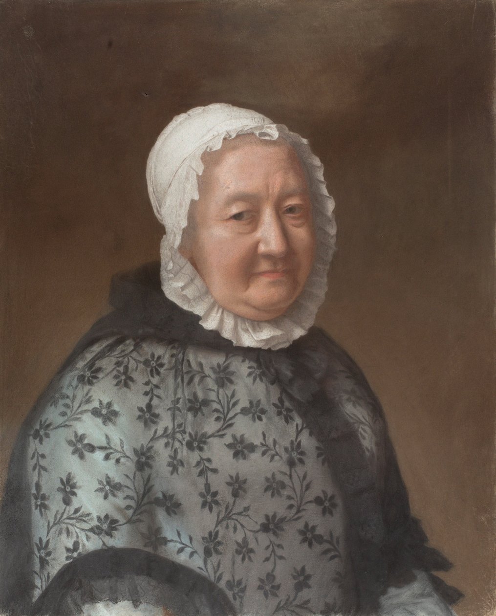 Damen med blonder av Jean Étienne Liotard